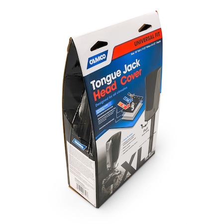 Camco ELECTRIC TONGUE JACK, HEAD COVER, 18INH X7.5INWX8IND (E/F) 48356